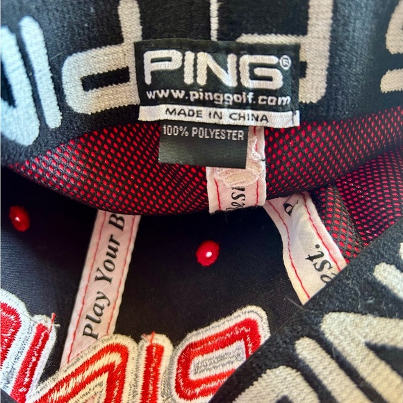 Ping Adult Bright Red Golf Hat - Picture 3 of 3